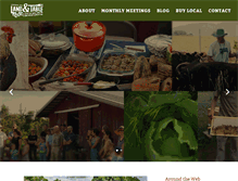 Tablet Screenshot of landandtable.com